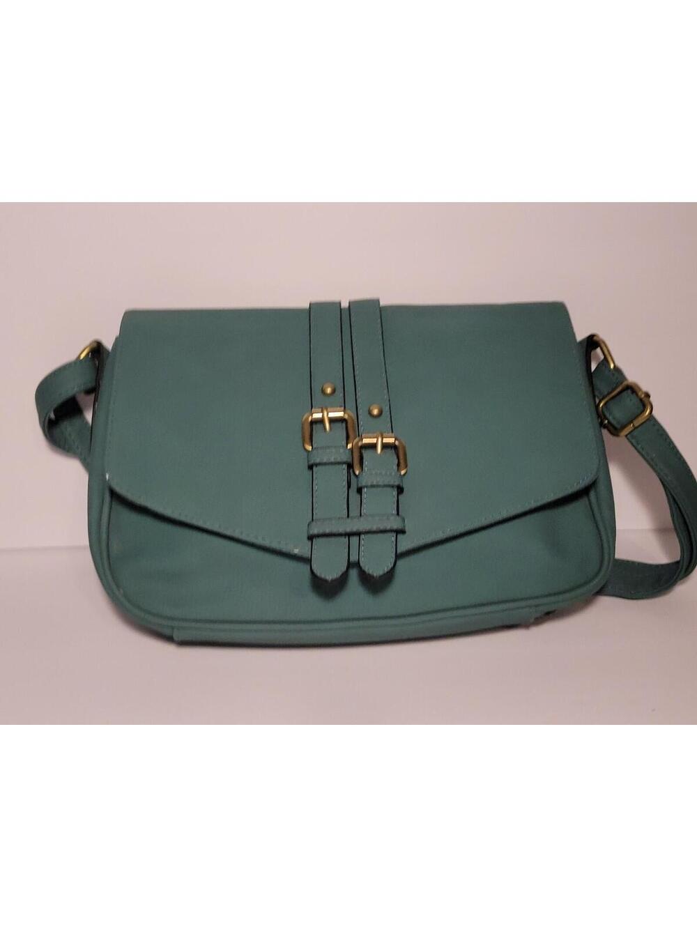 Beautiful Teal Colored Ladies Merona Cross Body Merona Purse